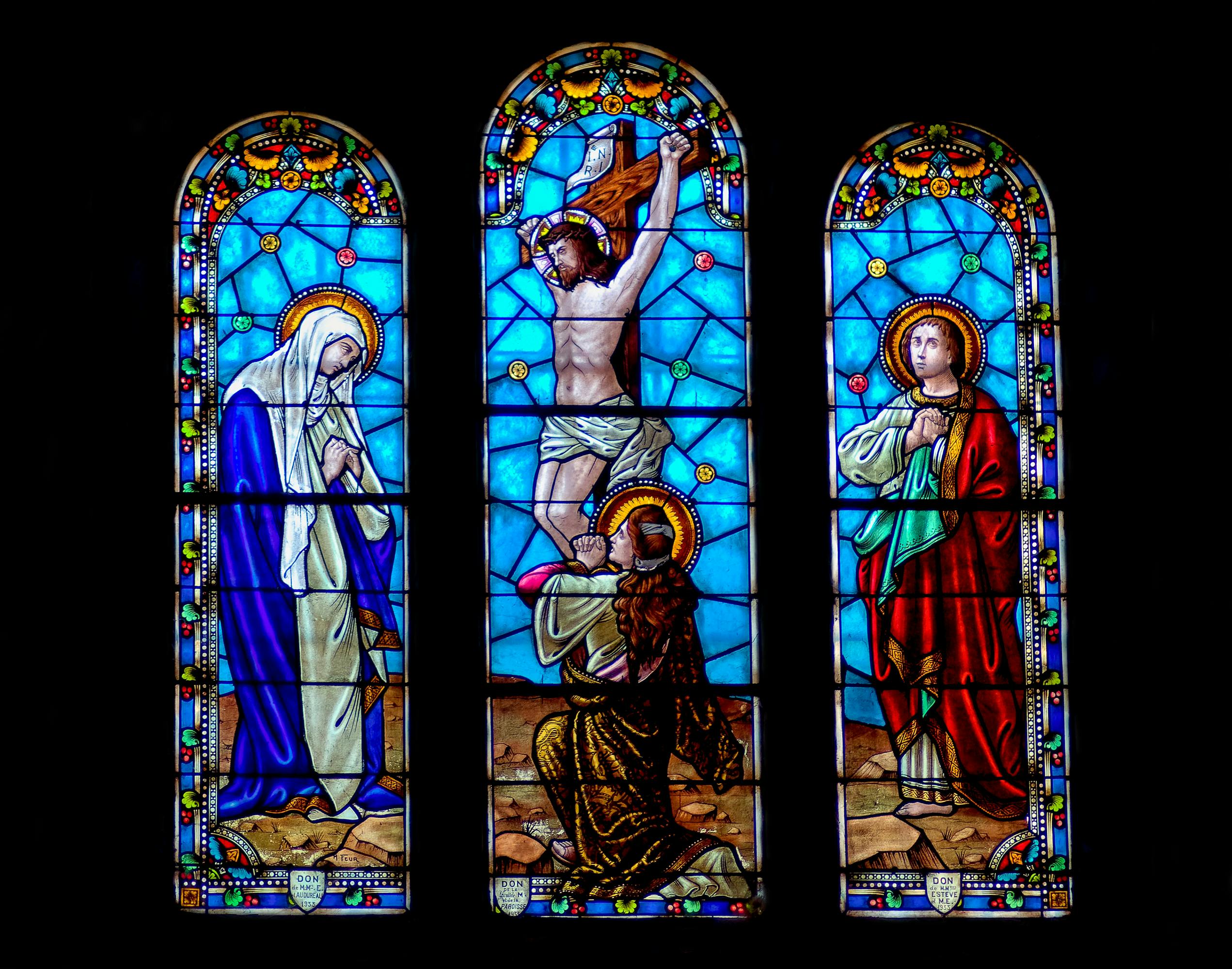 stained glass window